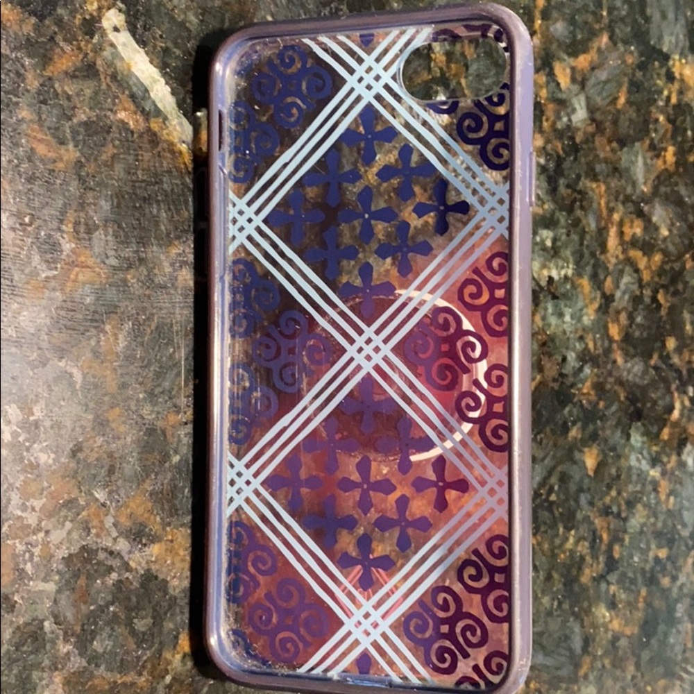 Vera Bradley iPhone 7 cover w/matching Pop-Socket